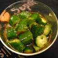 くろくみん's cooksnap of when they made 比率は１：１　簡単たたききゅうりの漬物.