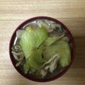 かおり♡♡♡'s cooksnap of when they made ごま風味☆舞茸とキャベツのお味噌汁☆.