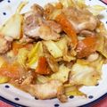 Cｈoｃo's cooksnap of when they made 鶏肉とキャベツのごまみそ照り焼き.