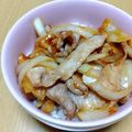 peteco's cooksnap of when they made 豚肉の甘辛丼.