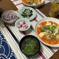 ぐりtoぐら's cooksnap of when they made 包丁いらず！簡単辛旨サバ缶豆腐チゲ.