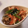 ちーくんちのごはん's cooksnap of when they made ほうれん草ともやしにんじんのナムル.