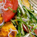 クックECBOST☆'s cooksnap of when they made トマトと水菜と油揚げ.