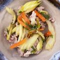 あたむ❤189's cooksnap of when they made 自炊生活の息子へ伝授★セロリと豚バラ炒め.