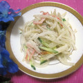 朝まと's cooksnap of when they made もやしとちくわのごまマヨ和え.