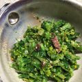 澪ＣＡＦＥ's cooksnap of when they made 菜の花＆桜の塩漬のごま和え.