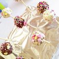 mizukymama's cooksnap of when they made 子供と作ろう！材料3つ★簡単ケーキポップ.