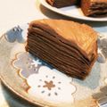 aya822aya's cooksnap of when they made もちもちクレープ生地deチョコクレープ♪.