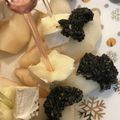 saki1010's cooksnap of when they made 梨とカマンベール☆黒胡麻ソースで.