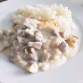 くっくペタ's cooksnap of when they made 鱈のムニエルきのこクリームソース.
