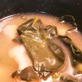 milestone★'s cooksnap of when they made ブロッコリーの茎と葉のお味噌汁.