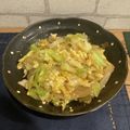karikaricookie's cooksnap of when they made 卵と春キャベツ炒め.