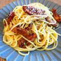クックQXH3SX☆'s cooksnap of when they made 本場の伝統レシピ　カルボナーラ.