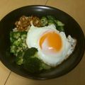 きらり流れ星's cooksnap of when they made ☆すぐ楽！ランチにも☆ネバとろ目玉焼き丼.