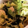 1男4女のママ's cooksnap of when they made 豆腐、レタス、若布のお味噌汁.