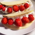 きくうめ's cooksnap of when they made 簡単☆HMでいちごのオムレット♪.
