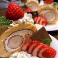 えりこは's cooksnap of when they made バニラ♡カスタード　ロールケーキ♡.