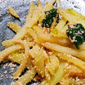☆sacchaan☆'s cooksnap of when they made ほうれん草とじゃがいもの明太バター炒め.