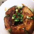 risamoya's cooksnap of when they made 簡単に、ガッツリごはん【味噌豚ばら丼】.