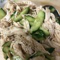 ひまココ's cooksnap of when they made きゅうりとサラダチキンのさっぱりサラダ.
