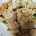 marinesno5's cooksnap of when they made 鶏むね肉のバジルマヨ焼き.