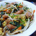 teruko083's cooksnap of when they made 豆苗がシャキウマ！ほうれん草の卵炒め★.