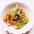 ♡ここはな♡'s cooksnap of when they made ♬キャベツと油揚げの蒸し煮♬.