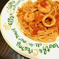 バカッポー嫁りんだ's cooksnap of when they made 簡単 ペスカトーレ.