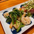 naganyo's cooksnap of when they made えびとクレソンのガーリック炒め.