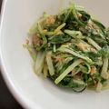 のりぴんこ's cooksnap of when they made 水菜とツナとタマゴの和風炒め.
