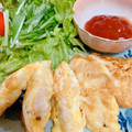もも☆ピピ's cooksnap of when they made 鶏ささみの簡単ピカタ.