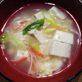 みきんこ✿'s cooksnap of when they made 長ネギと豆腐のぽかぽかスープ.