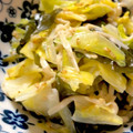 syuukai's cooksnap of when they made キャベツ✿えのき✿わかめの胡麻マヨ和え♡.