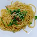 Μαｉ's cooksnap of when they made ランチに＊ツナと水菜の柚子胡椒パスタ.
