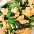 KAORULALA's cooksnap of when they made ほうれん草と卵の白だし炒め.