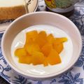 ☆あいちゃん's cooksnap of when they made 黄桃 ヨーグルト.