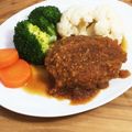 horseland's cooksnap of when they made 簡単◎ステーキソース◎と☆ハンバーグ☆.