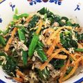 YUKIKI☆'s cooksnap of when they made ほうれん草ツナゴマ和え.