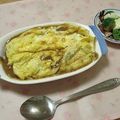 カマキチ's cooksnap of when they made 子供が喜ぶ♪卵でくるっとオムカレー.