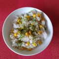 kaiselim's cooksnap of when they made コーンと青海苔の手まりおにぎり。.