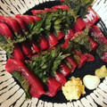 みなCook's cooksnap of when they made うま味倍増！塩漬けマグロのしそ巻き.