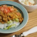 yun83's cooksnap of when they made 子どももOK！簡単タコライス～丼弁当にも.