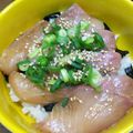 ティ子's cooksnap of when they made ブリのゴマ油だし醤油漬け丼.