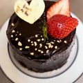 もふちゃんまる's cooksnap of when they made 本命バレンタイン♡大人のチョコケーキ2.