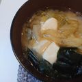 えびえり's cooksnap of when they made 白菜と豆腐のお味噌汁.