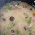 0720まま's cooksnap of when they made キャベツ、ベーコン、きのこのミルクスープ.