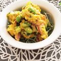 フジぽん's cooksnap of when they made 枝豆入り☆かぼちゃとソーセージのサラダ.