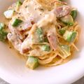 ミラクルまこちぃ's cooksnap of when they made まろやか★アボカドとカニのクリームパスタ.