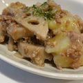きゅQ♪♪'s cooksnap of when they made 蓮根と里芋のひき肉あんかけ.
