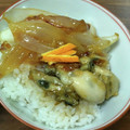かに＠薄味無化調's cooksnap of when they made 牡蠣カバ丼♪　～浜松のご当地グルメ～.